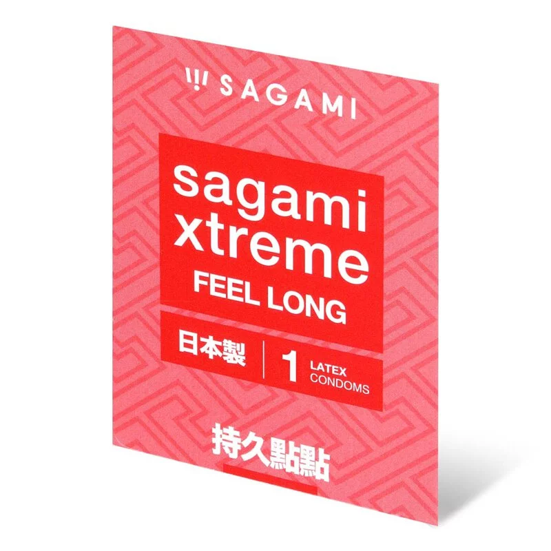 Sagami Xtreme Feel Long 1's pack Latex Condom