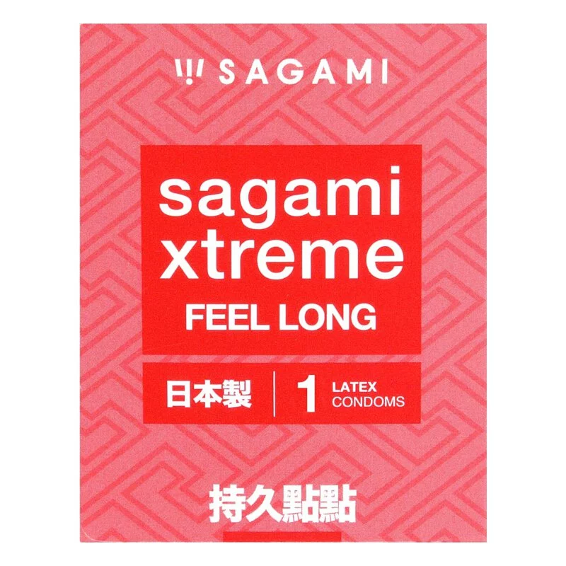 Sagami Xtreme Feel Long 1's pack Latex Condom