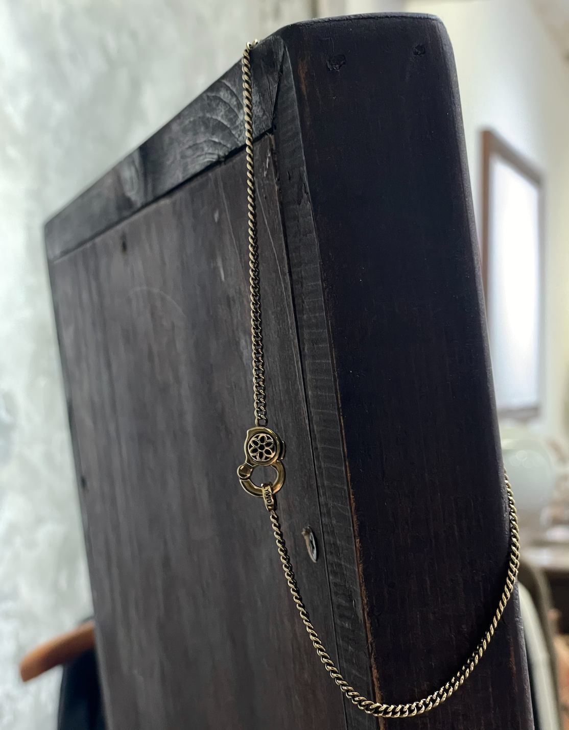 Curb chain 4A necklace 18K YG(OLD VR)