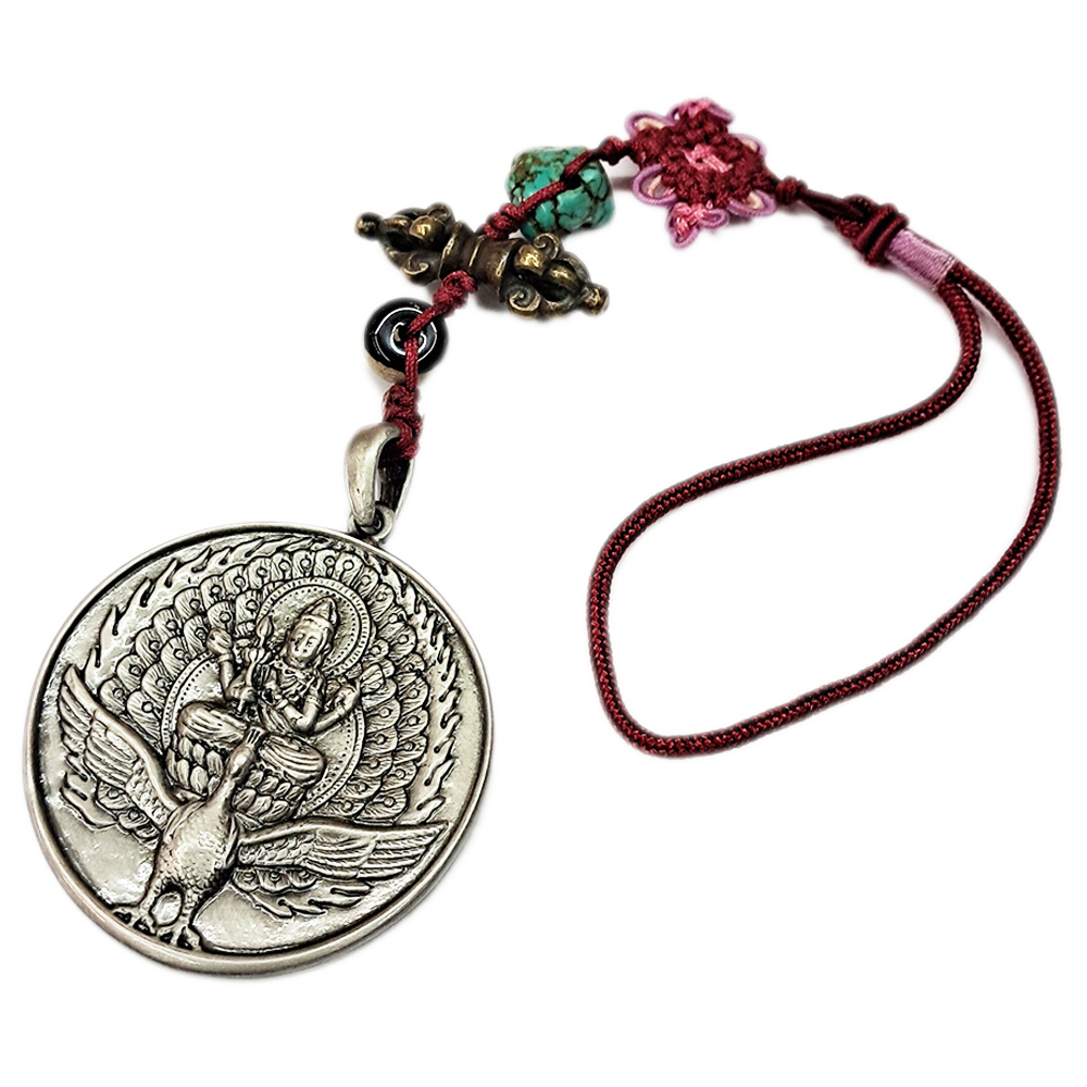 孔雀明王&金剛杵{銅}法寶掛飾【十方】154553