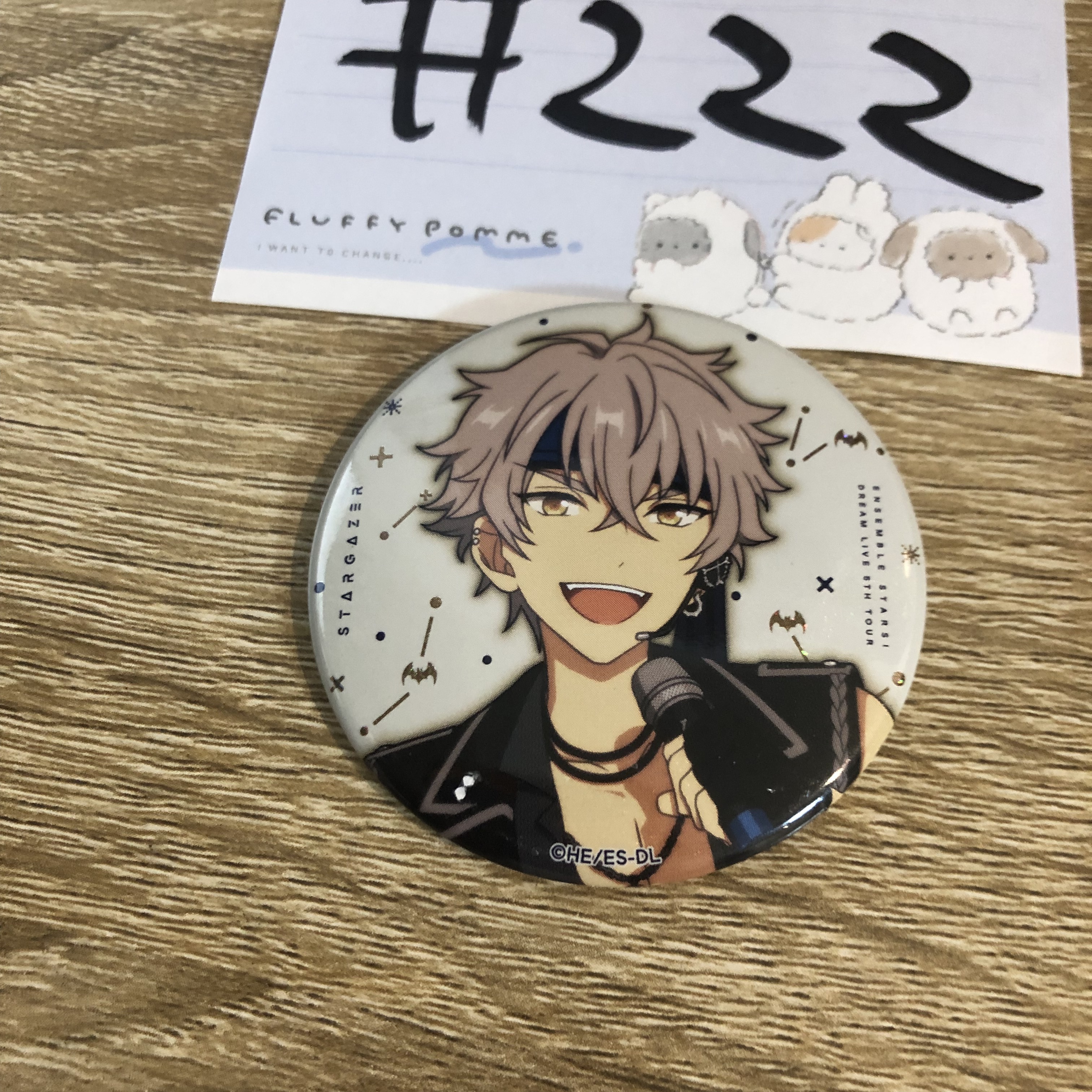 ES  大神  襟章(瑕) #222