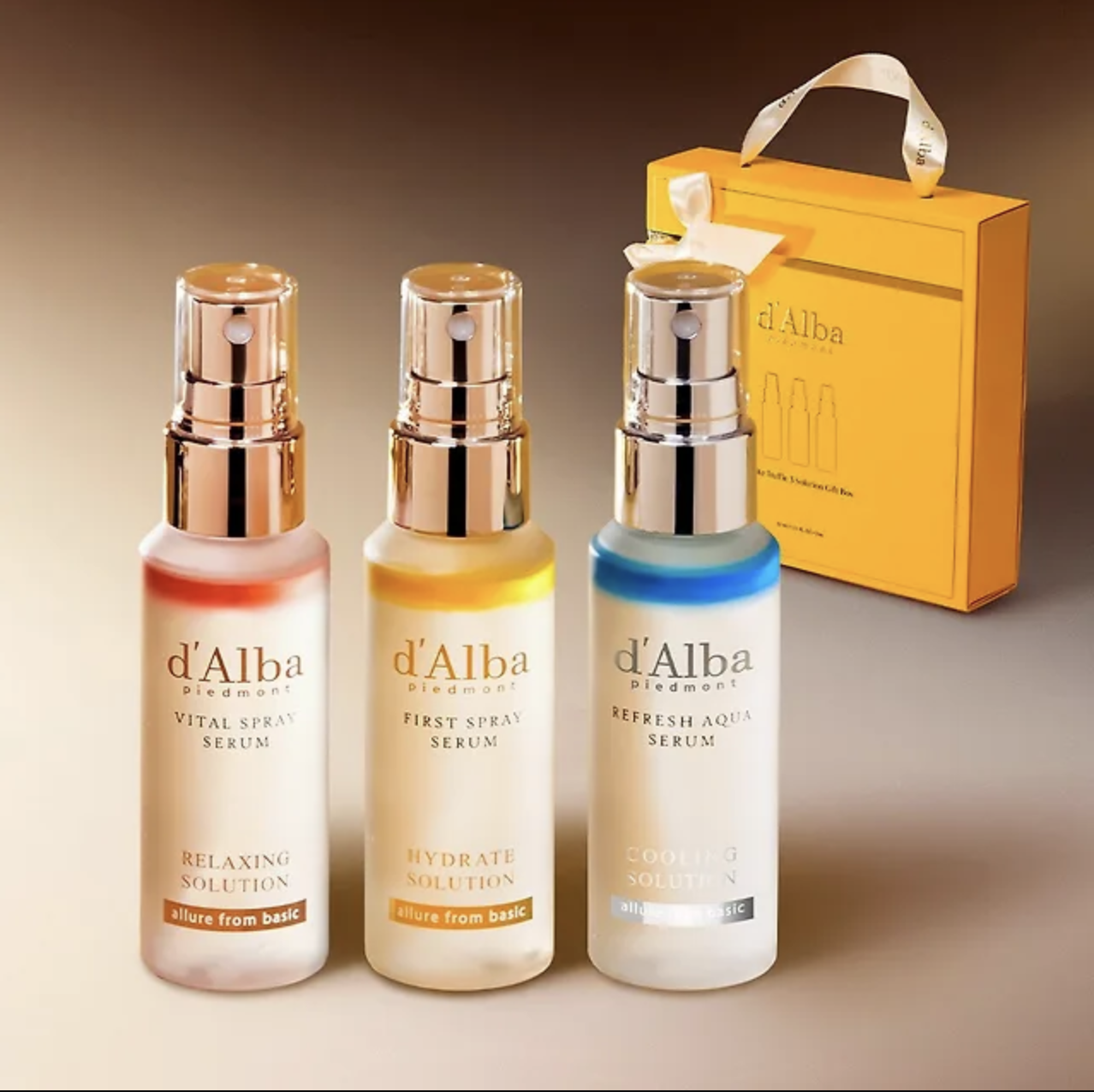 d'Alba White Truffle 3 Solution Gift Box (Mist 52ml*3)