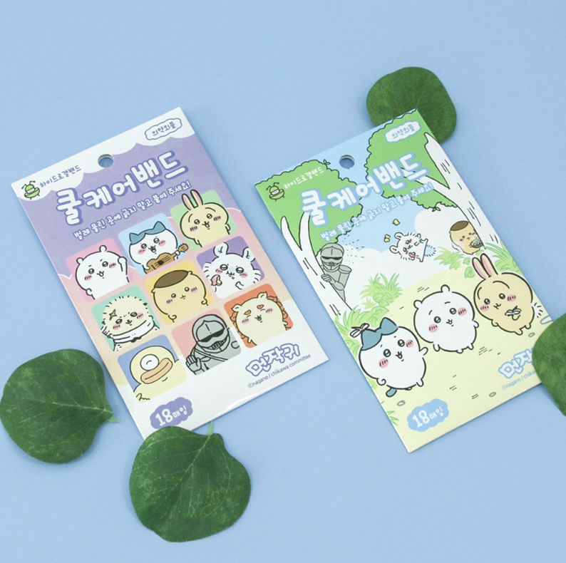 Chiikawa 涼感水凝膠貼 Cool Care Band 18枚