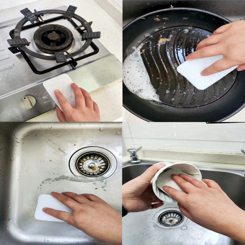 三層廚房海綿/4入 4×11×7cm