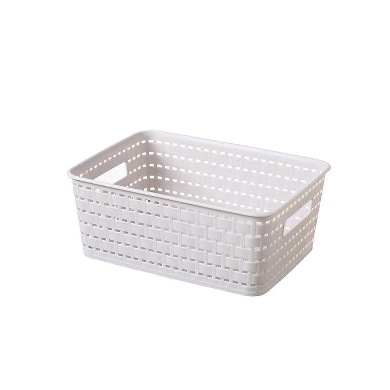 編織收納盒/附把手 27×10.6×19.5cm