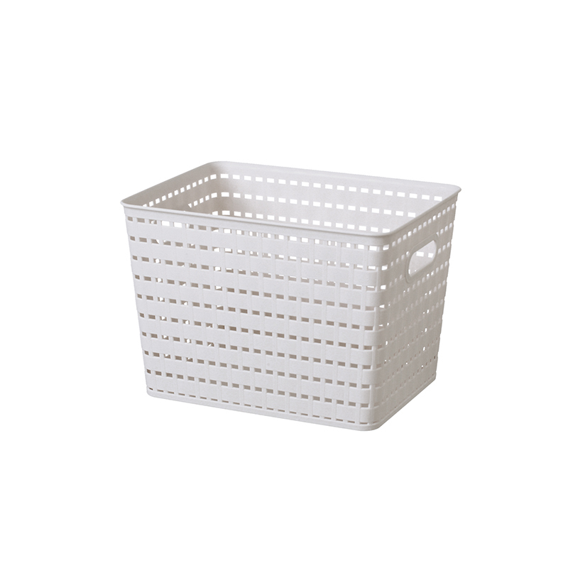 編織收納籃/附把手 22×15.3×16.6cm