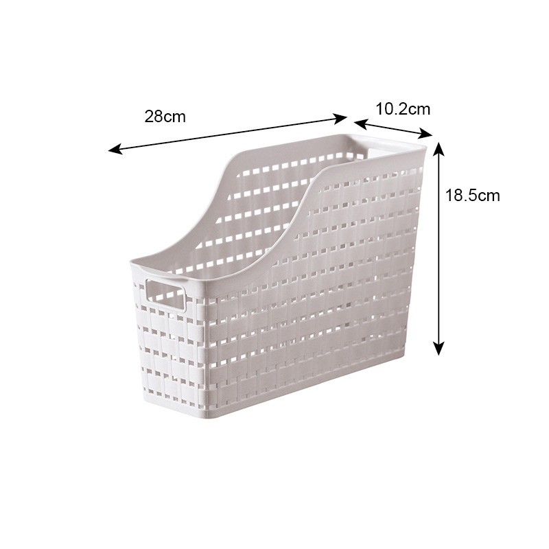A4編織立式收納盒/28×18.5×10.2cm