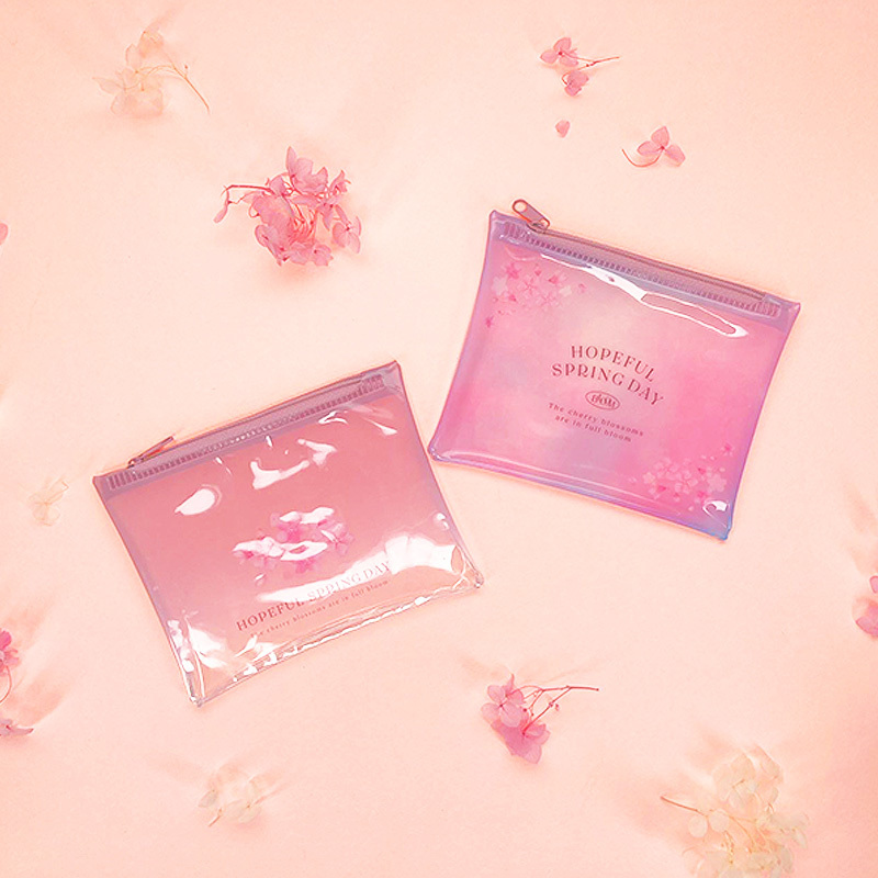 小物收納袋/櫻花 15×11.5×0.8cm