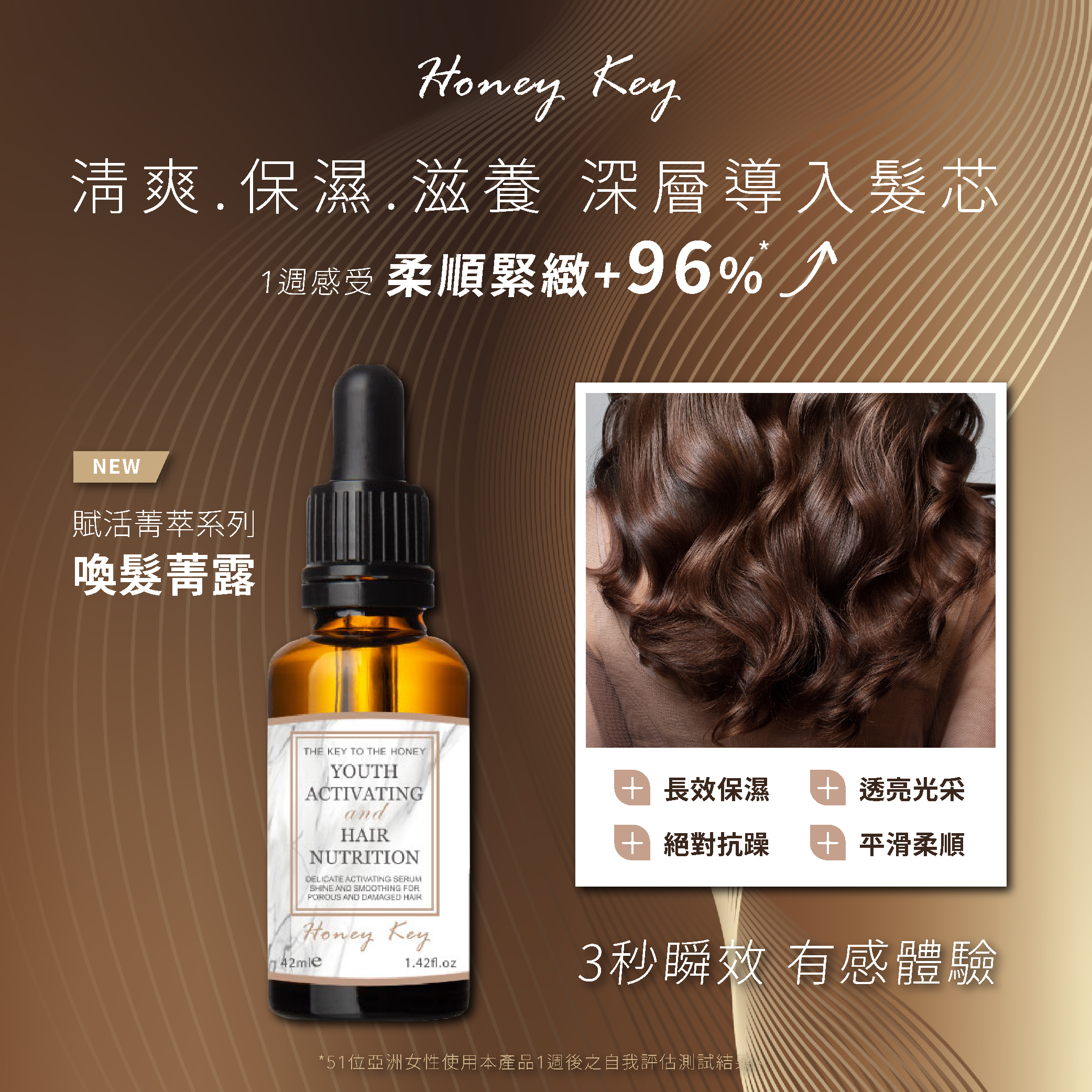 深層保濕 滋養深入髮芯