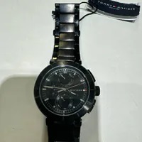 [S] TOMMY HILFIGER BLACK WATCH BLACK, 885997553322 (SZZ569)