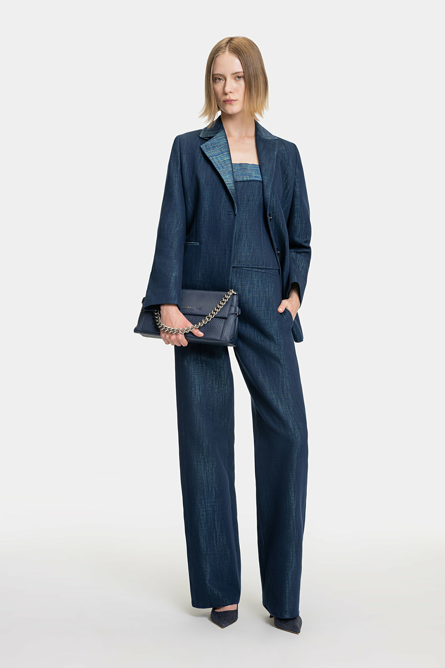 LORENA 牛仔露跟鞋