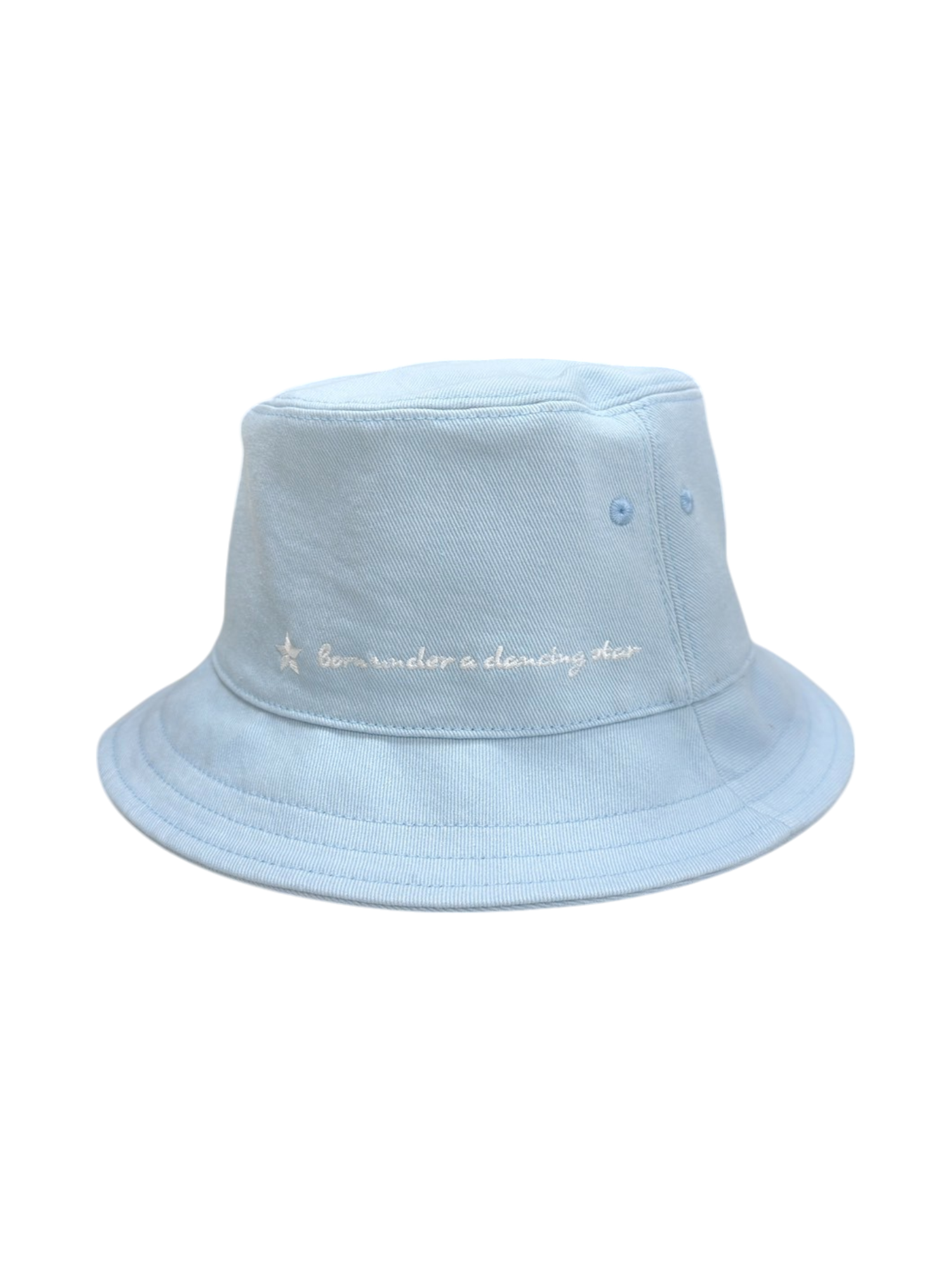 LORENA 繡字漁夫帽(水藍)