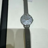 [S] OLIVIA BURTON MULTI FLORAL MULTICOLOR DIAL DARK GRAY STRAP WATCH, 885997341264 (SZZ576)