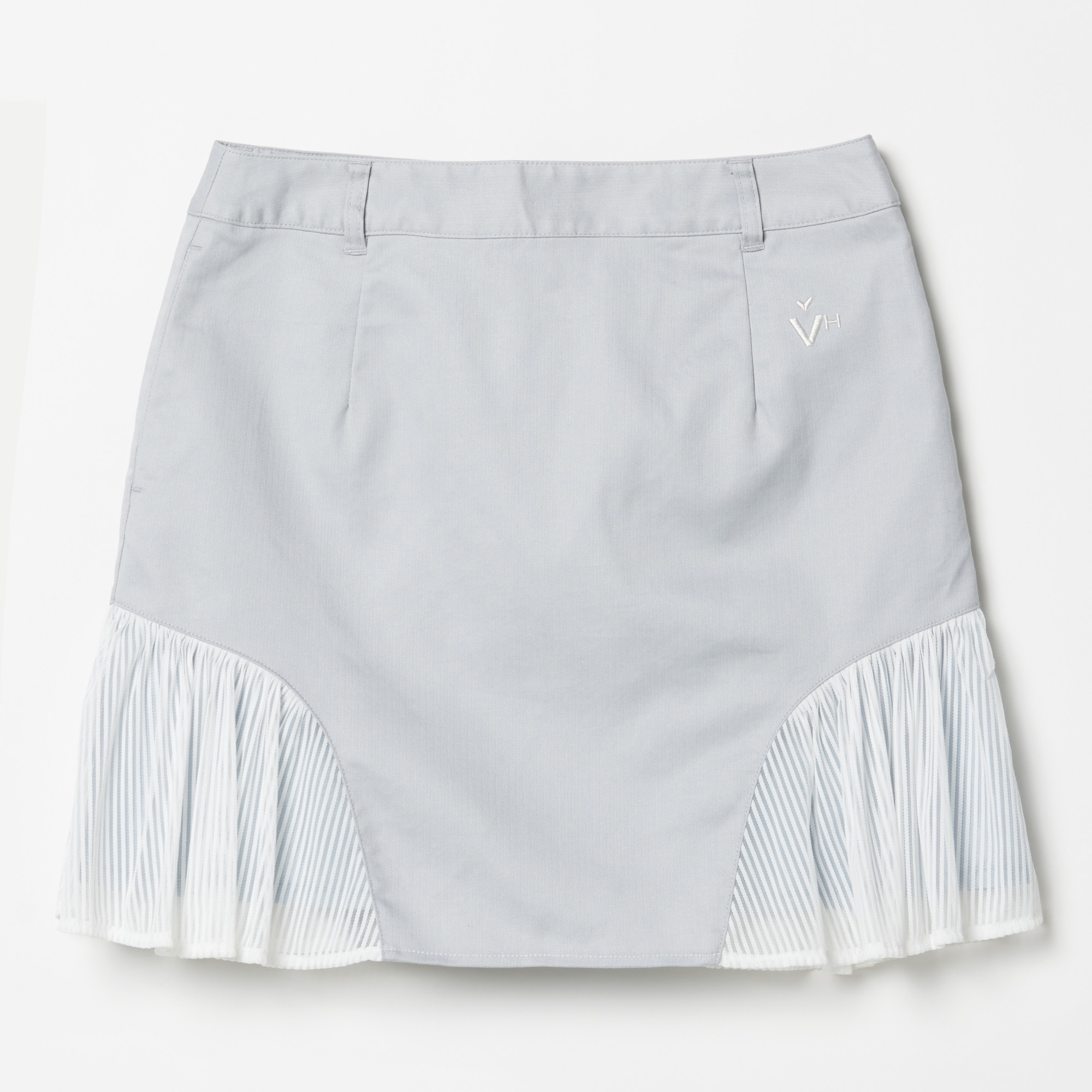 女士-透氣條紋網布裙