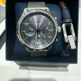 [S] LUXURY WATCH TOMMY HILFIGER 2770145 MENS WATCH & LEATHER BRACELET GIFT SET, 885997477307 (SZZ586)