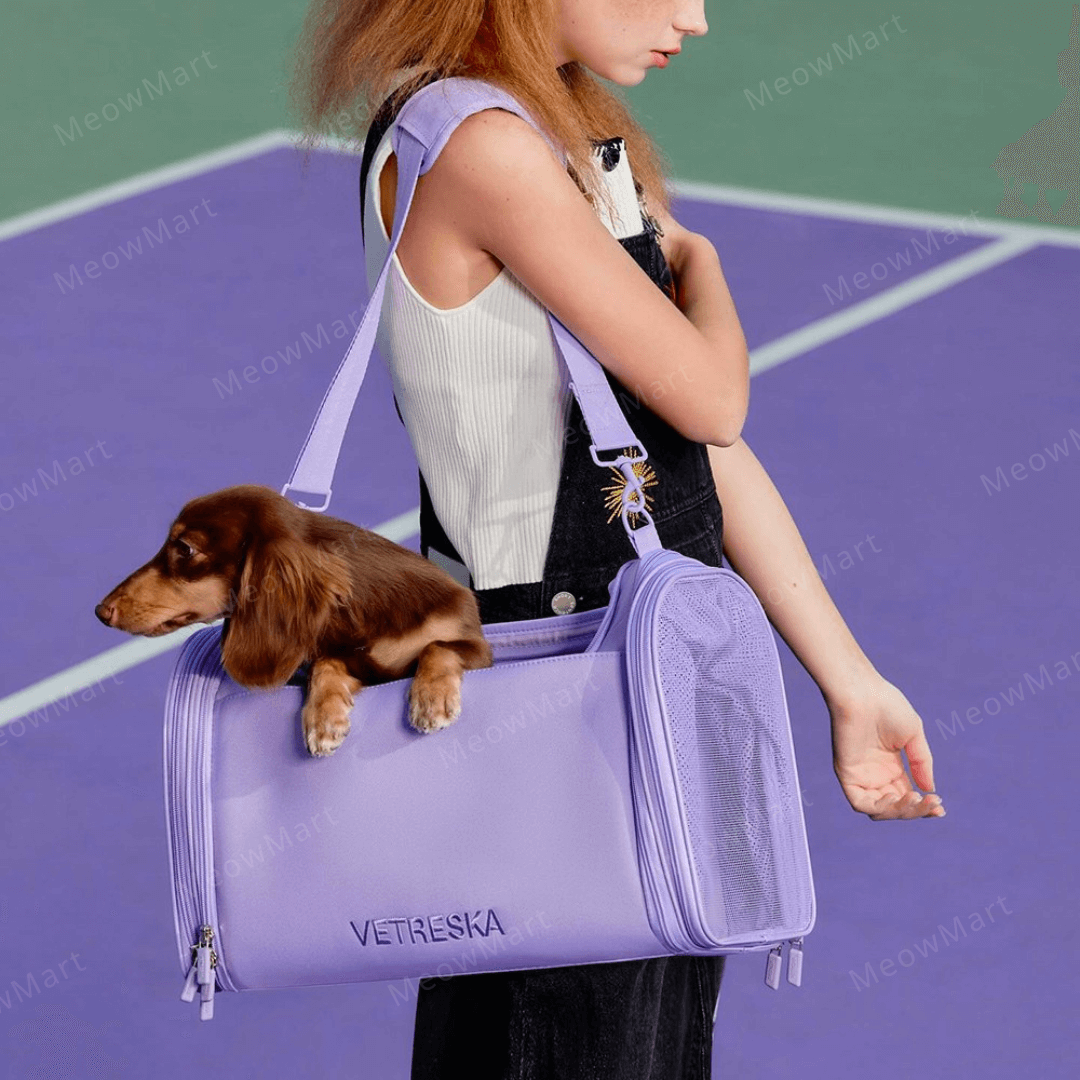 【新品8折】香芋紫寵物外出袋