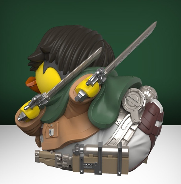 《 TUBBZ 黃色小鴨 》 4吋潮流浴缸小鴨/進擊的巨人-兵長