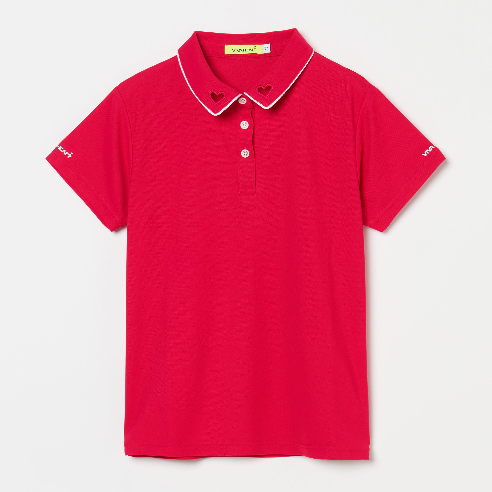 女士-Ice Touch鏤空愛心Polo衫