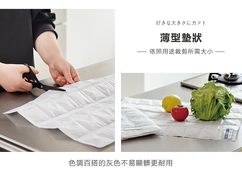 《&NE》nikii系列日本製冰箱蔬果除溼除臭活性碳墊(2枚入)