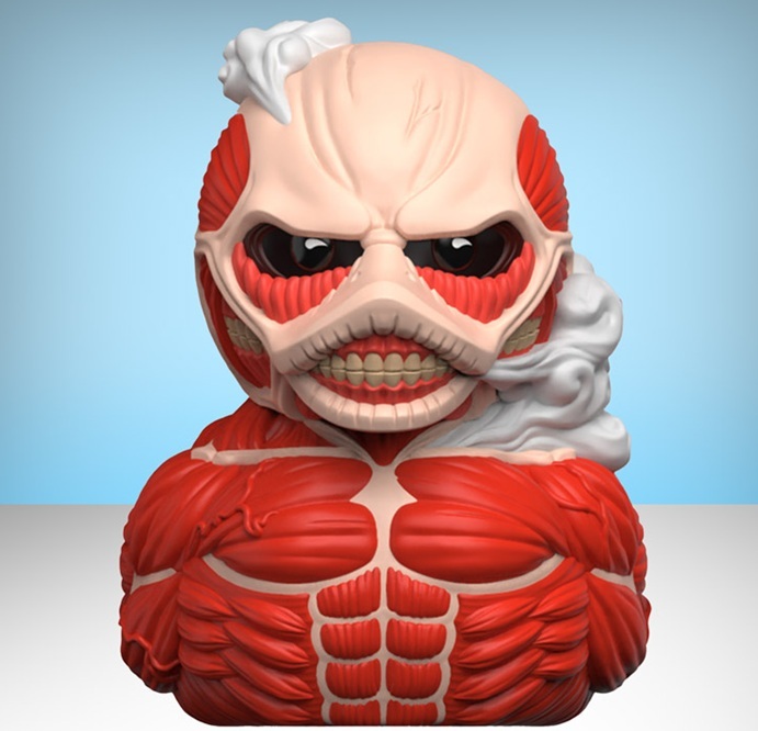 《 TUBBZ 黃色小鴨 》 超大型潮流小鴨/進擊的巨人-超大型巨人