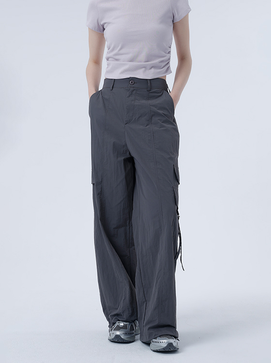 可調節輕薄縮口褲