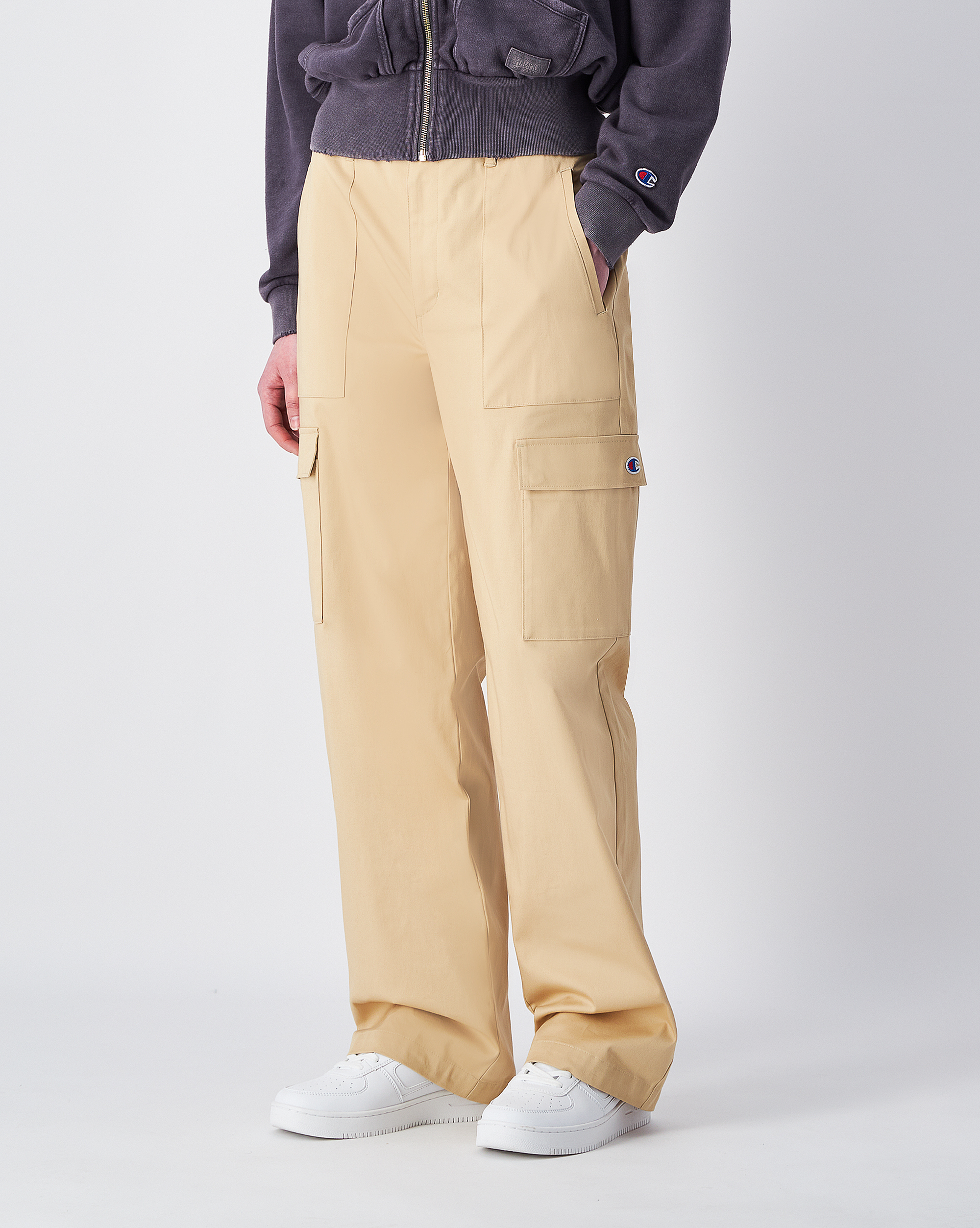 女款 -ROCHESTER多口袋 工作 長褲-卡其（117802-MS091）