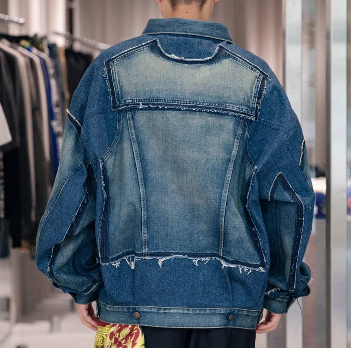 JUNYA WATANABE MAN 2025 S/S LEVI'S / DENIM CUSTOMIZATION JACKET (WO-J207-051) - PRE ORDER ITEM (預訂中)