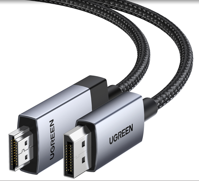 Ugreen DP 轉 HDMI 4K 影像傳輸線 - 1/2米_DP119(15773/15774)