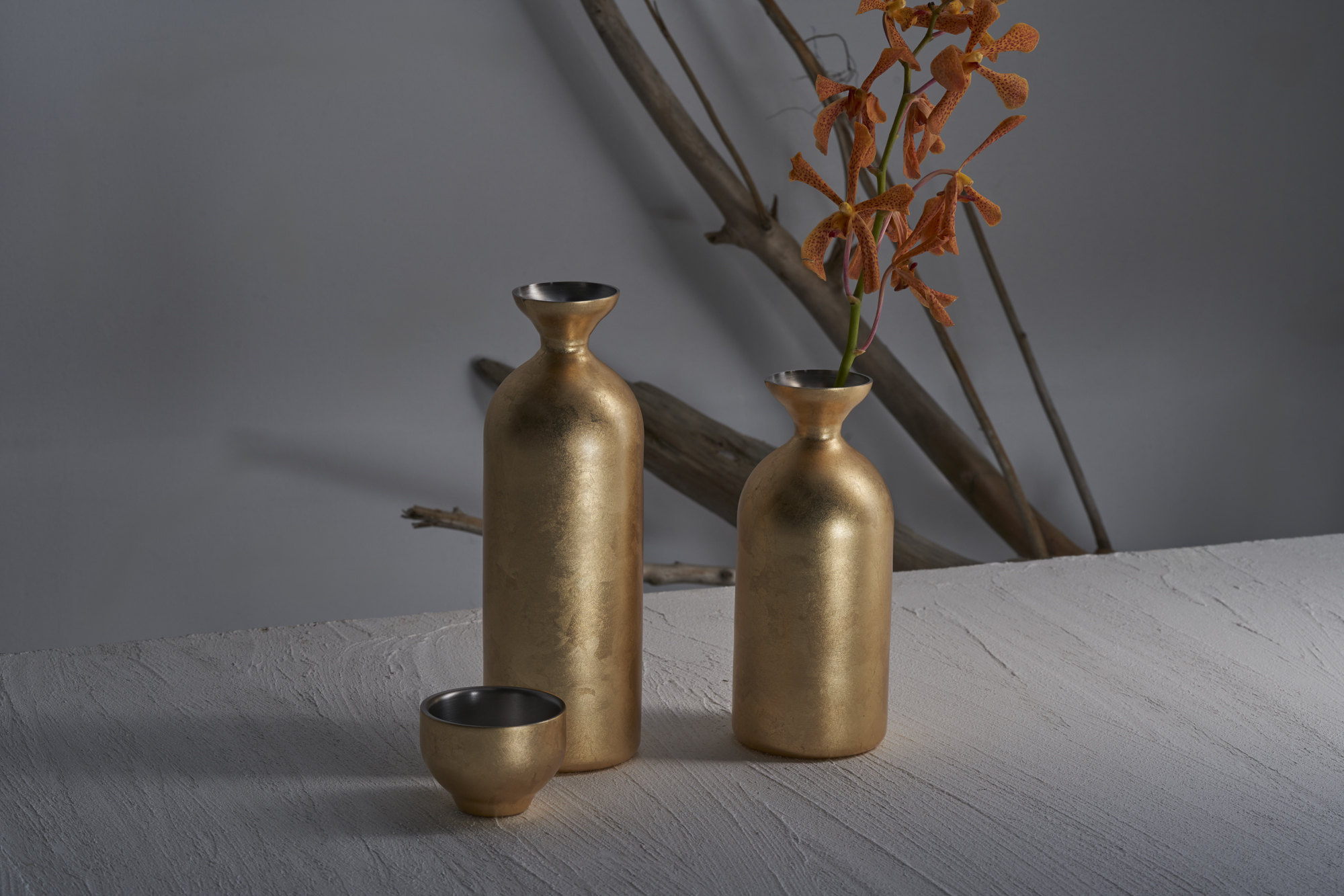 [Artisan] 漆磨 | 雙層清酒壺 2合 | 日の和