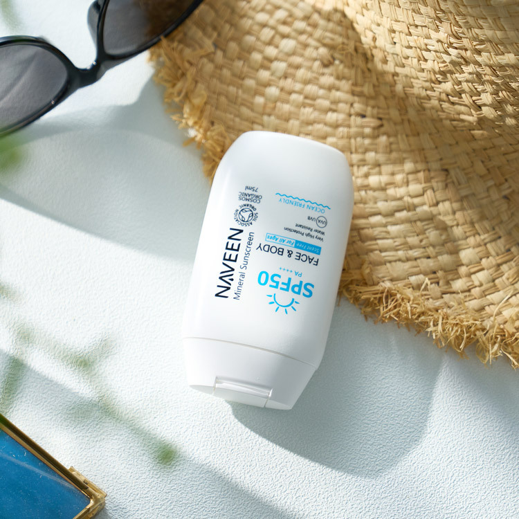 輕透抗汗物理防曬乳