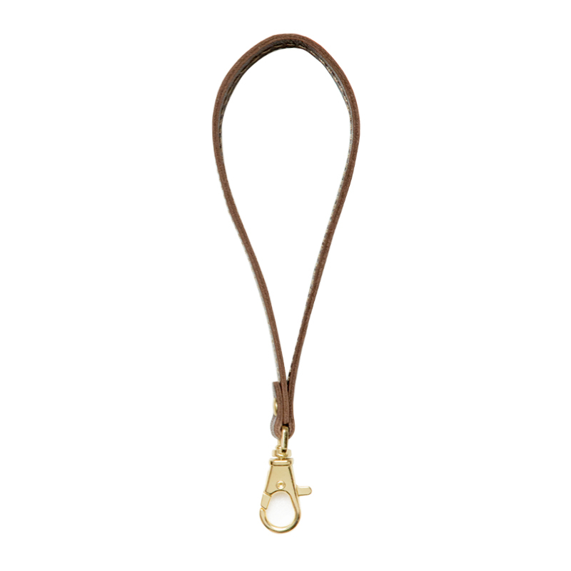 Dark Brown Leather Wrist Strap