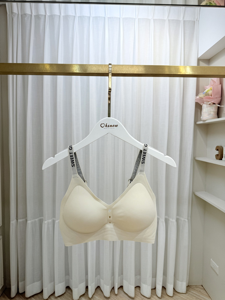 英字肩帶水滴背背扣式內衣