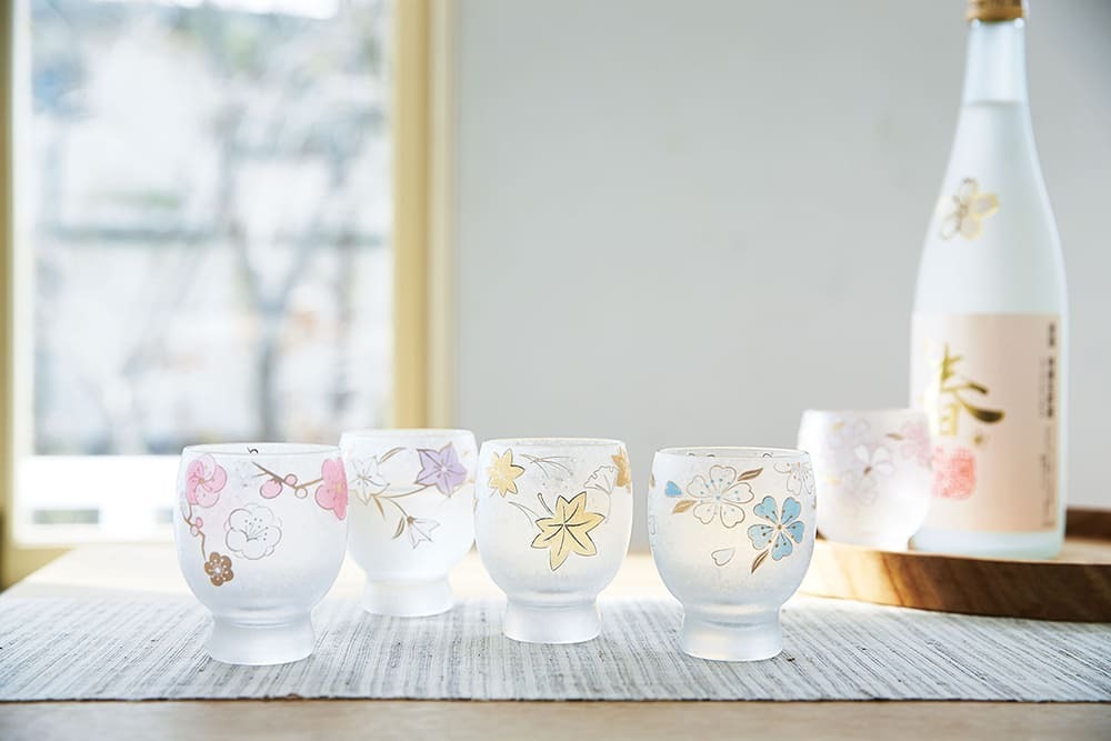 ADERIA 楓葉對杯木盒禮盒組 145ml/1組