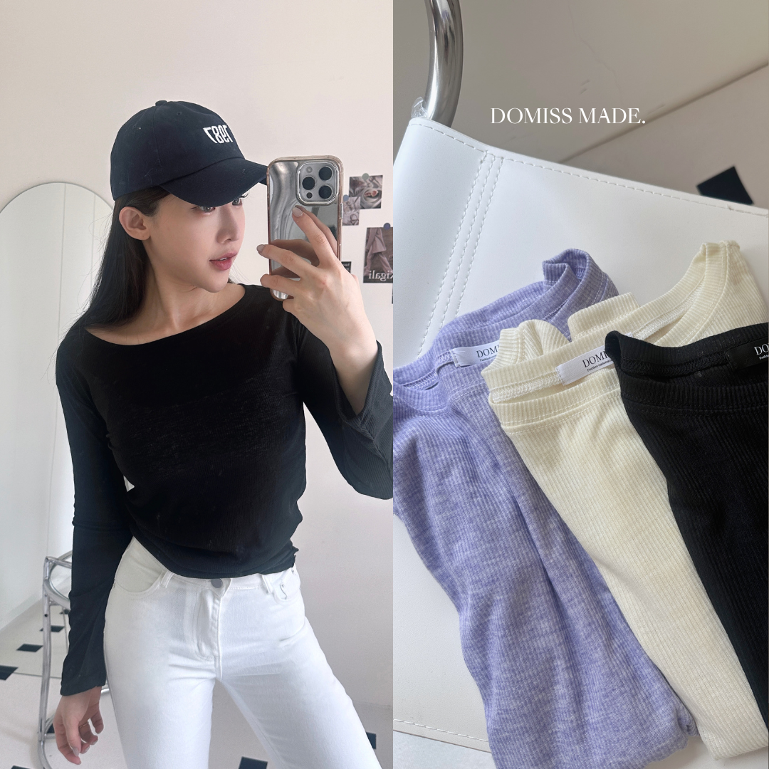 【DOMISS自訂】清甜少女! 百搭透膚薄罩衫-3色 (現貨)
