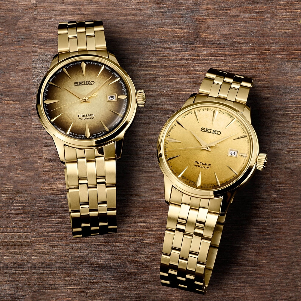 SEIKO 精工Presage Cocktail Time調酒系列機械錶SRPK46J1／SRPK48J1