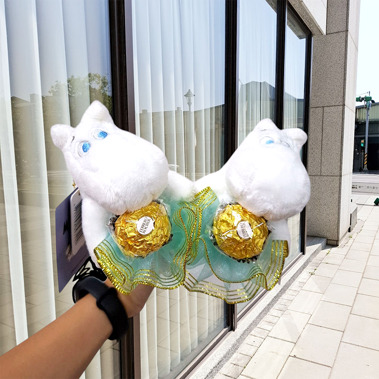 單支玩偶金莎花棒(嚕嚕米)