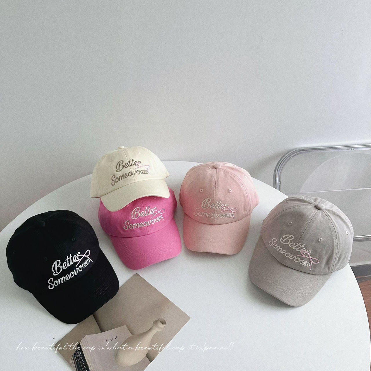 繽紛英字鴨舌帽