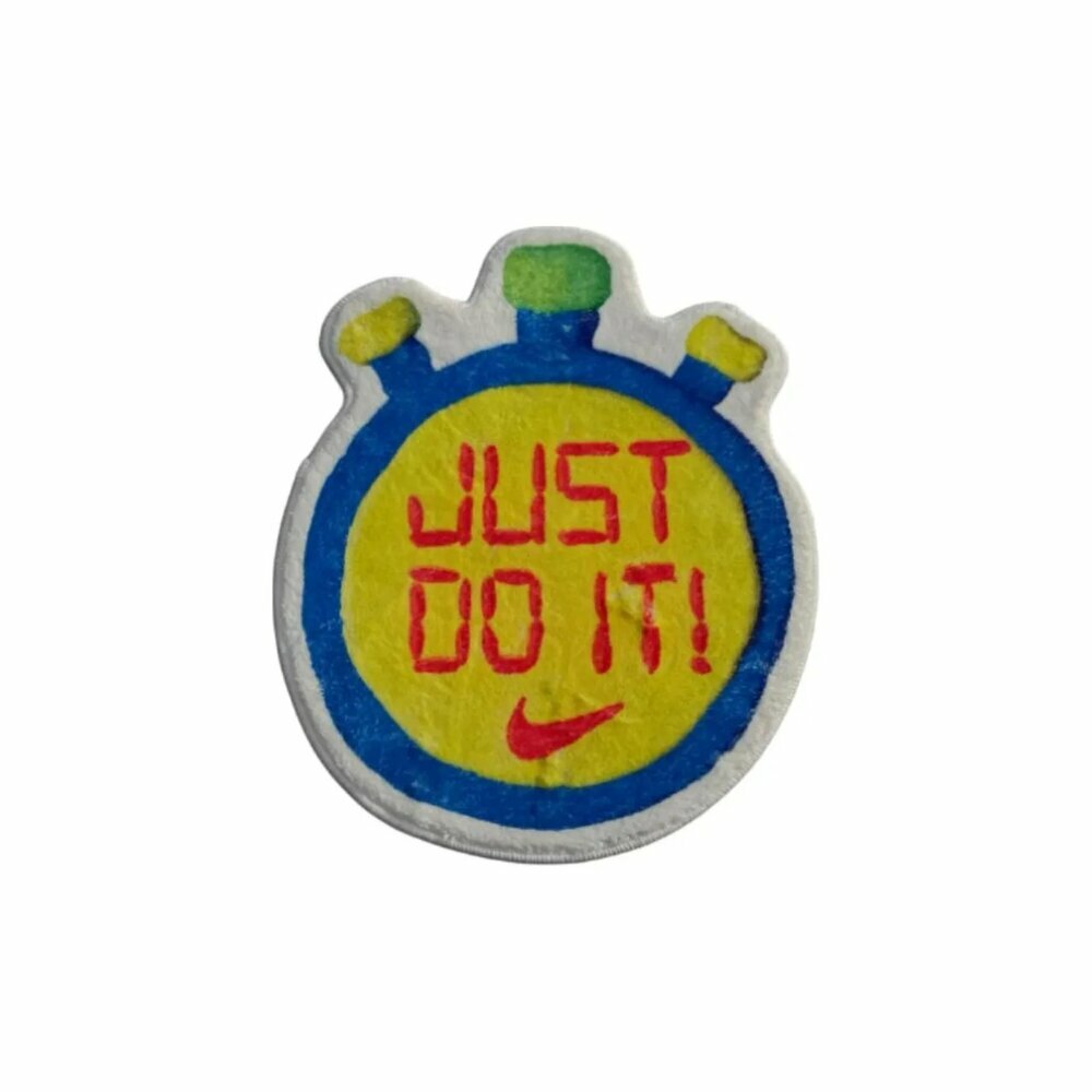 Nike Just Do It 地毯 TL003-704A 黃 藍 計時器 掛毯 鬧鐘