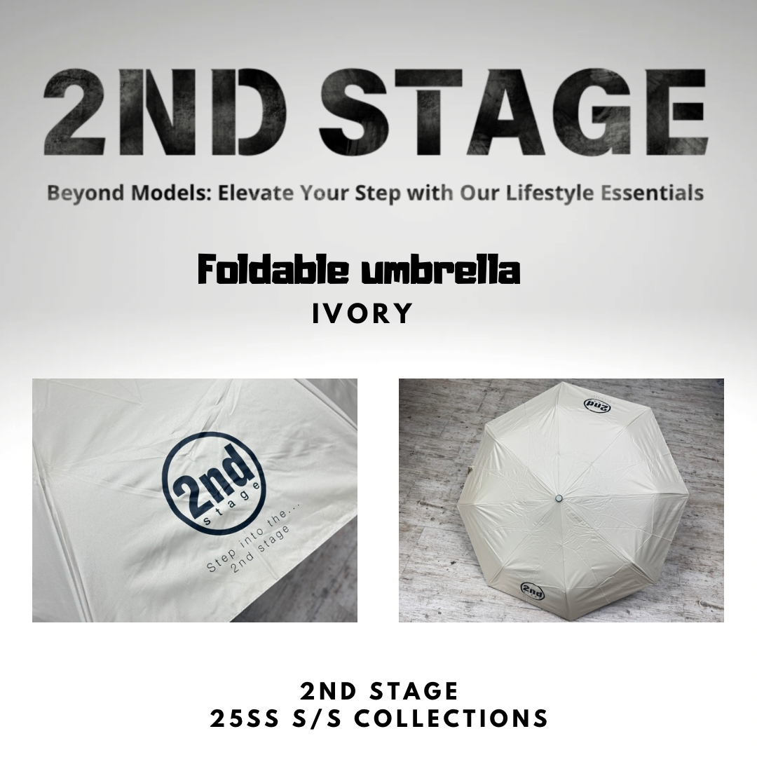 2nd Stage Foldable umbrella ivory