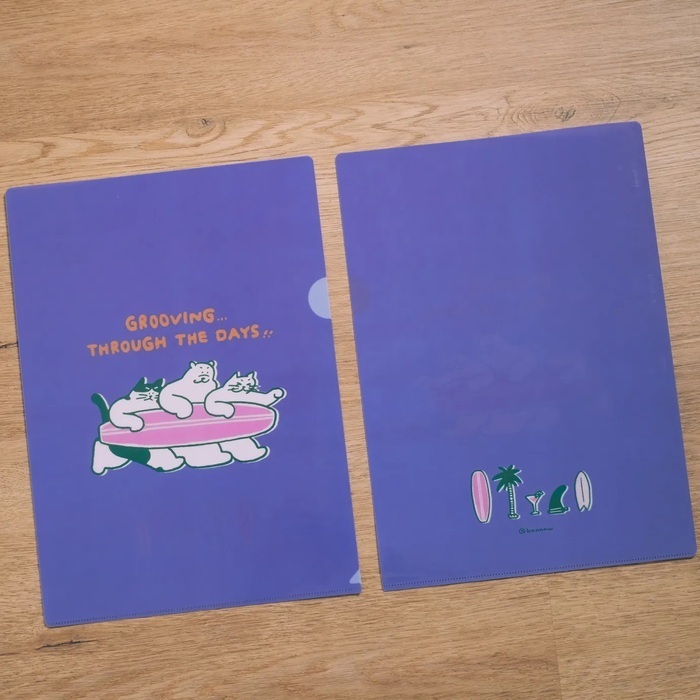 SP｜黑白小姐 Miss B&W｜A4資料夾｜搖擺的日子