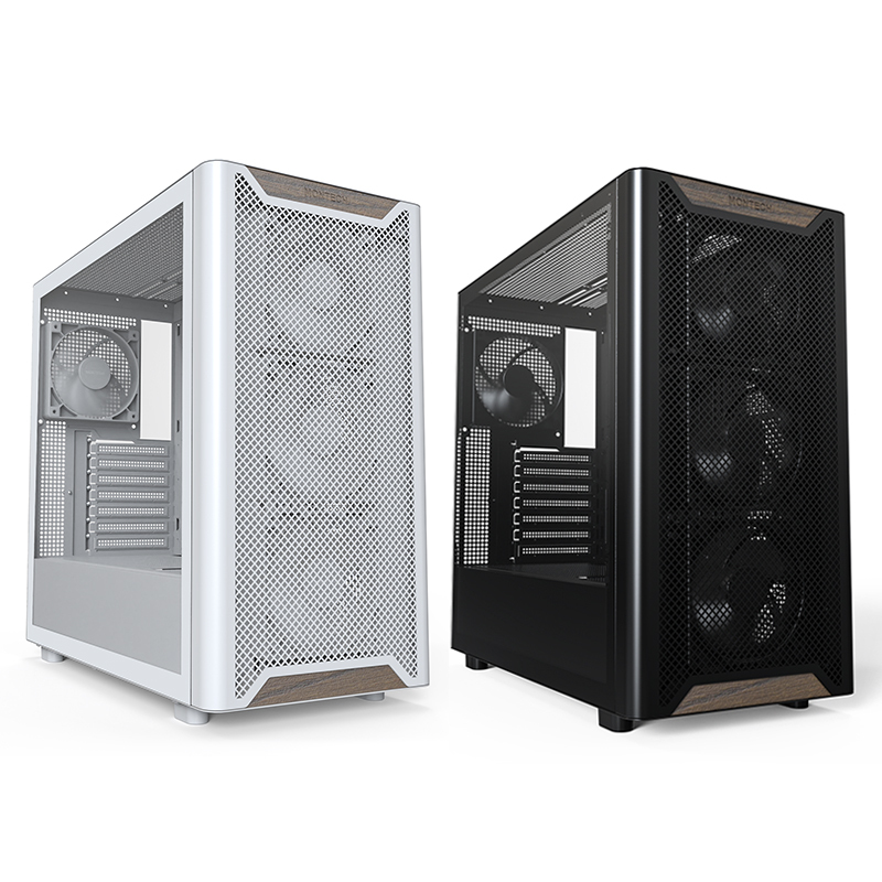 MONTECH 君主 XR Wood ATX 電腦機殼 胡桃木設計 ARGB風扇