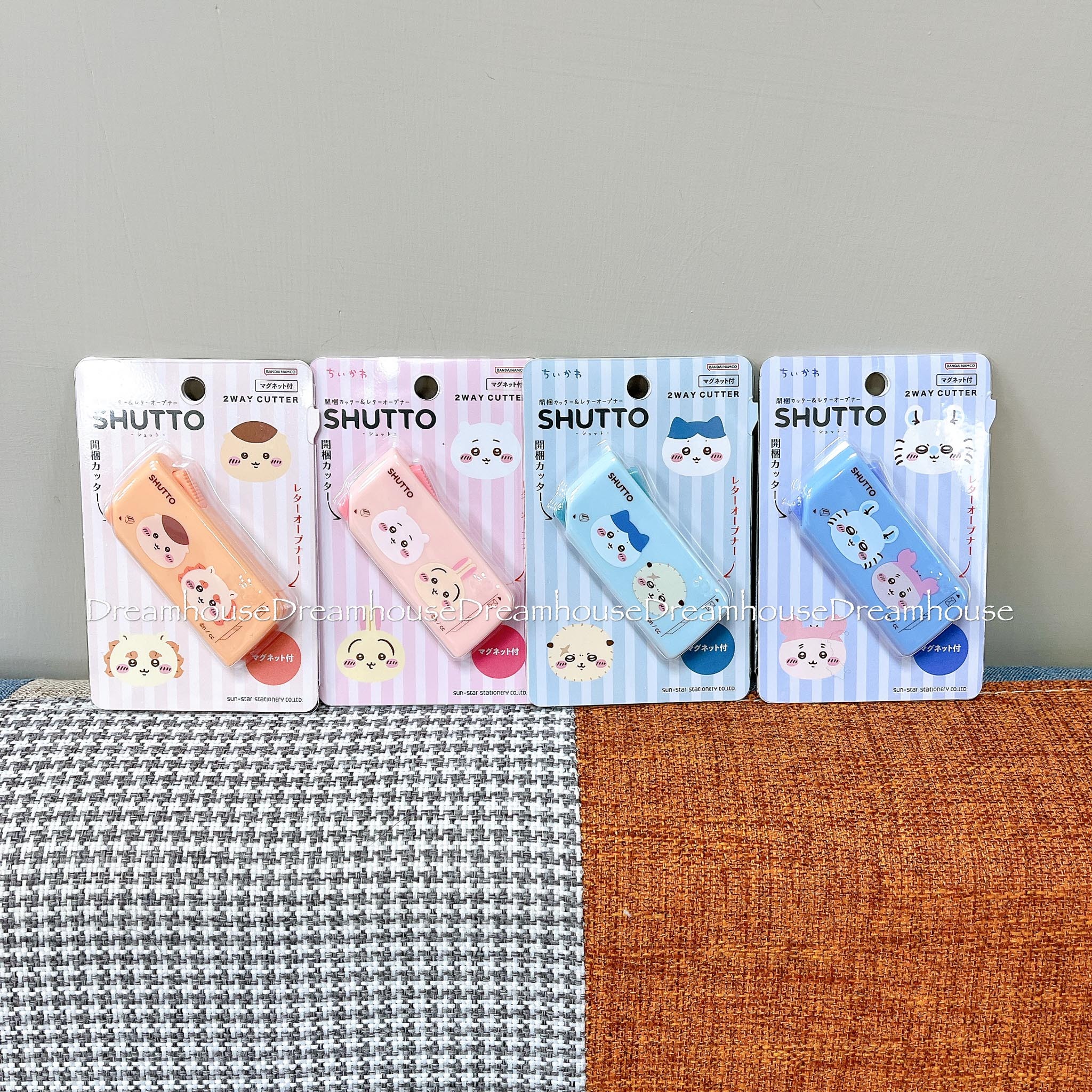 日本帶回 Chiikawa ちいかわ 吉伊卡哇 SHUTTO磁吸式多功能開箱器 拆信拆箱萬用刀 2WAY開箱器