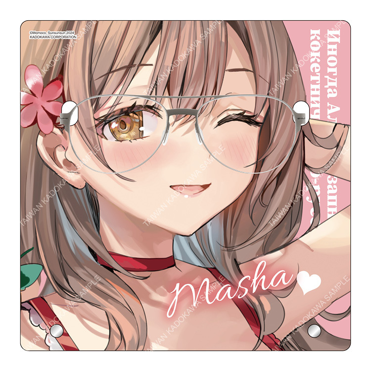 不時輕聲地以俄語遮羞的鄰座艾莉同學(原作) 兩用桌繪 D