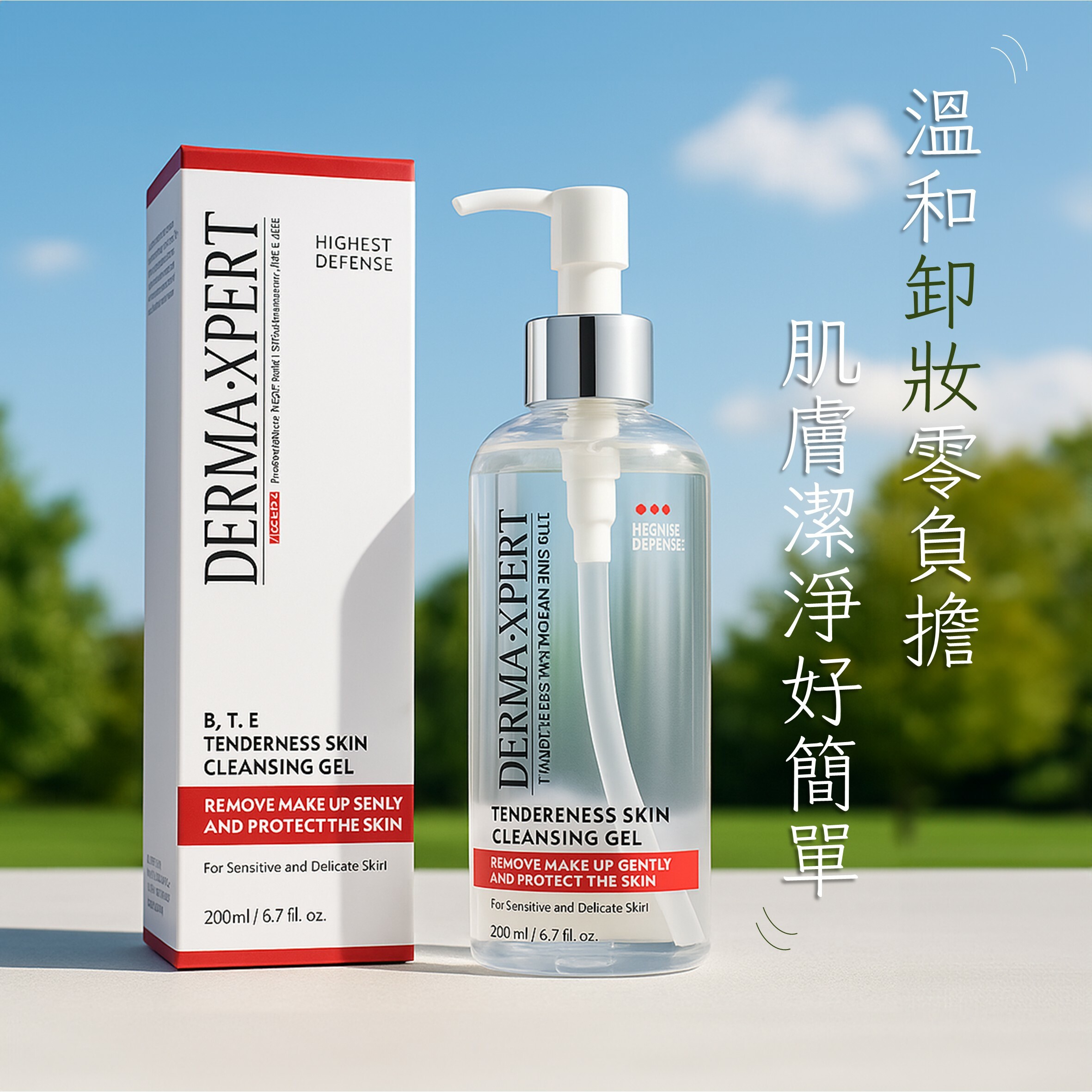 B.T.E.親膚柔敏卸洗凝膠