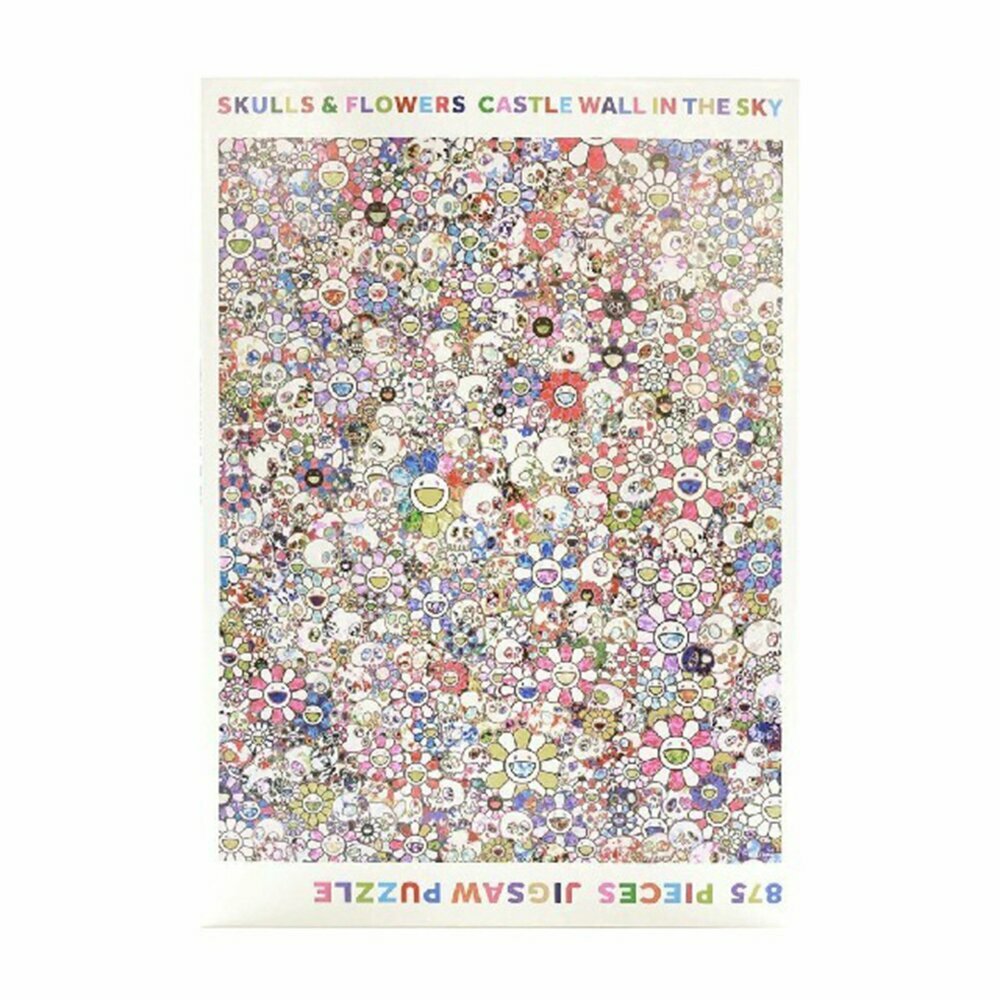 村上隆拼圖 875 Pieces 彩色 G031369 小花 太陽花 骷髏