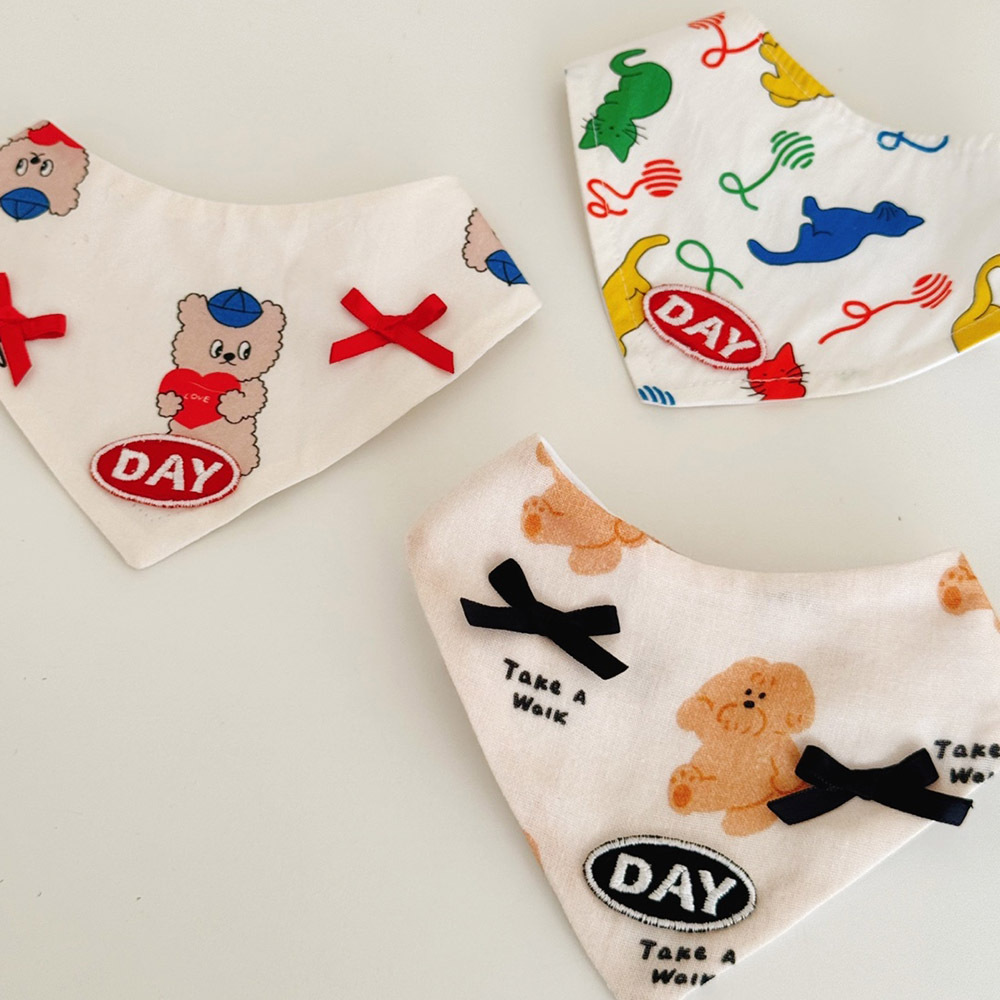 【預購】cuddly day｜Happy Time  三角巾