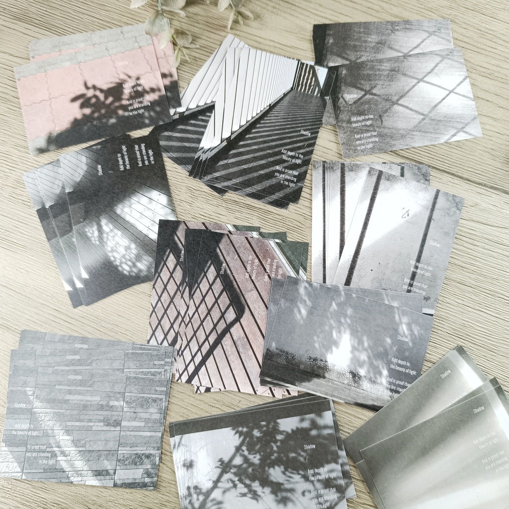 無色綻放．感光便箋組v.2 拼貼素材