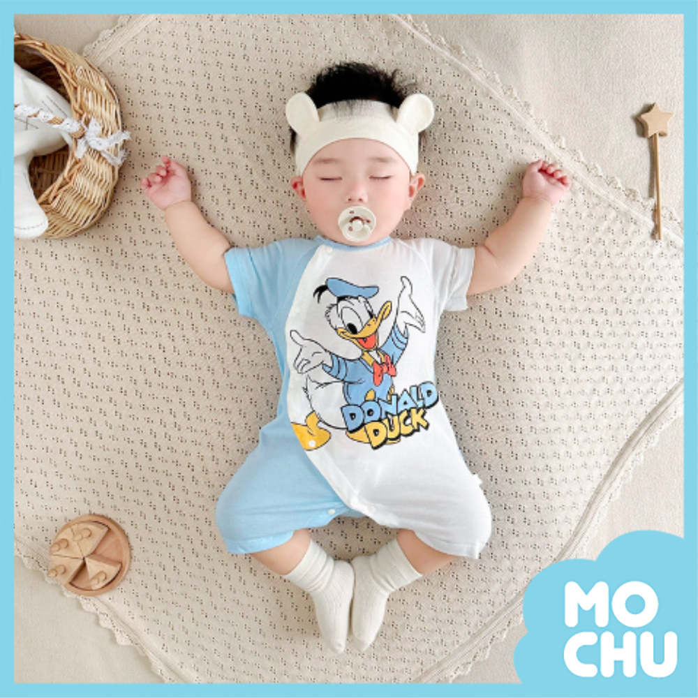 唐老鴨短袖連身衣