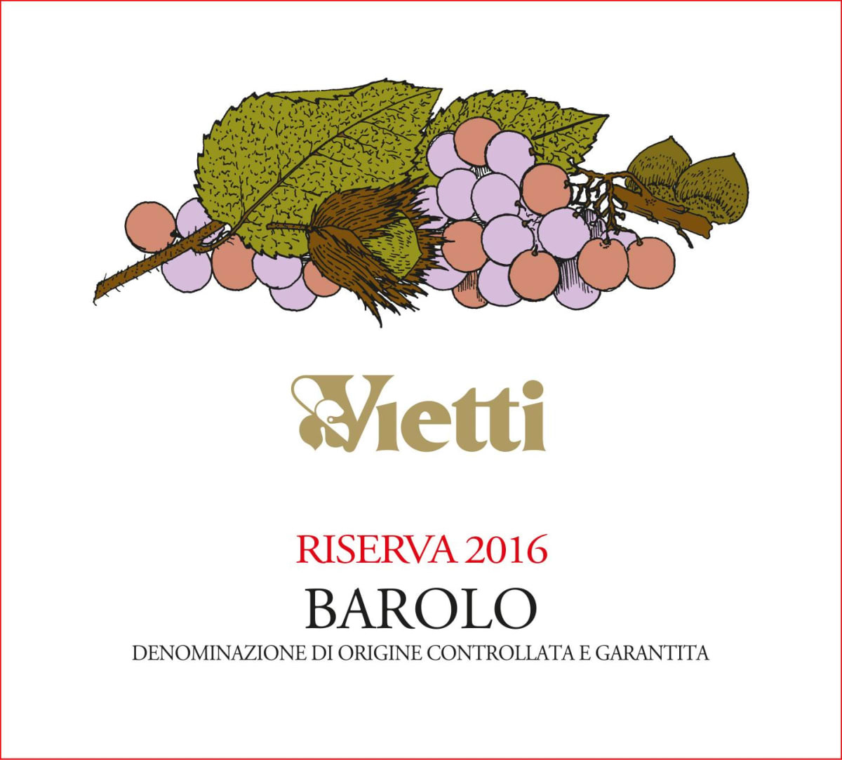 Vietti Barolo Riserva 2016 (WE96)