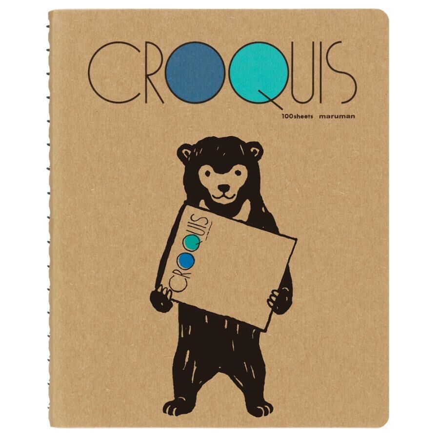 迷你素描本 筆記本 100枚速寫用紙(白)｜MARUMAN 日本
